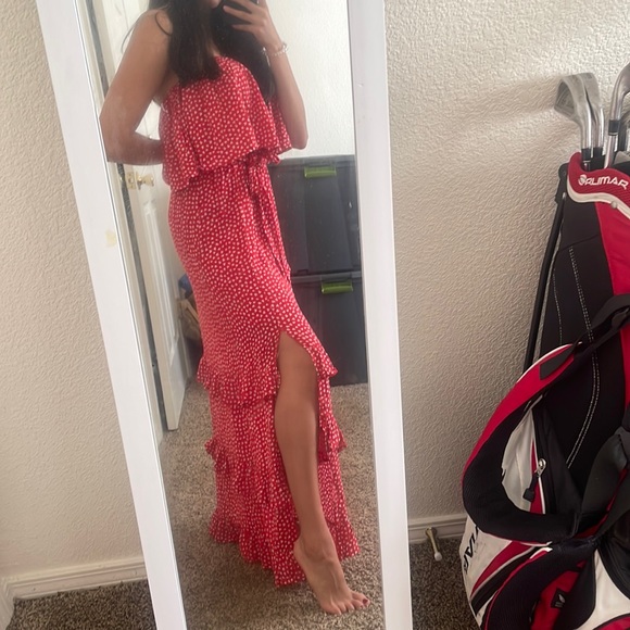 Strapless maxi dress - Picture 4 of 5